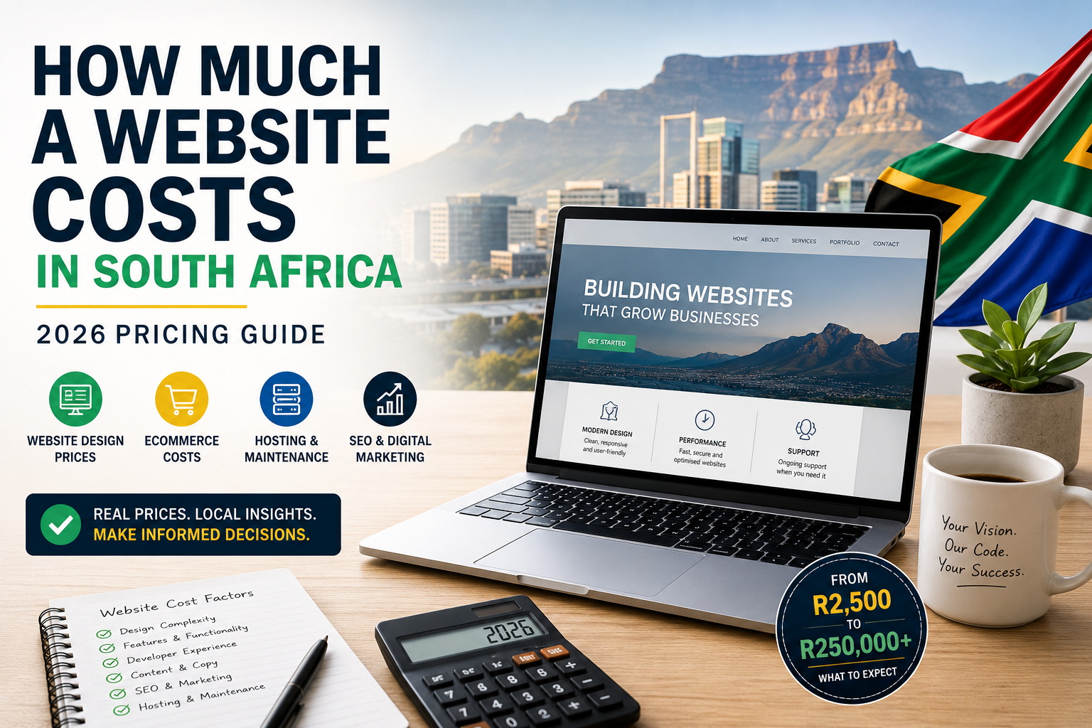 How Much A Website Costs In South Africa